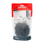 TIMCO Drywall Screws, Fine Thread, PH, Bugle, Black, 3.5 x 32, Bag of 400