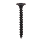 TIMCO Drywall Screws, Fine Thread, PH, Bugle, Black, 3.5 x 38, Bag of 350