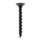 TIMCO Drywall Screws, Coarse Thread, PH, Bugle, Black, 3.5 x 38, Bag of 350