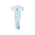 TIMCO Metal Construction Sheet & Stud Screws, SQ, Pan, Self-Drilling, Zinc, 8 x 1/2, Box of 1,000
