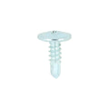 TIMCO Metal Construction Sheet & Framing Screws, PH, Wafer, Self-Drilling, Zinc, 8 x 9/16, Box of 1,000