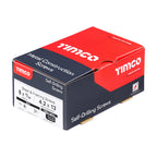 TIMCO Metal Construction Sheet & Framing Screws, PH, Wafer, Self-Drilling, Zinc, 8 x 9/16, Box of 1,000