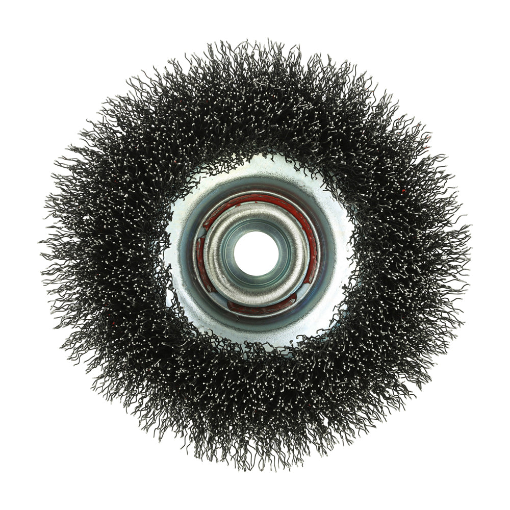 TIMCO Angle Grinder Cup Brush, Crimped Steel Wire, 100mm
