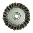 TIMCO Angle Grinder Cup Brush, Twisted Knot Stainless Steel, 100mm