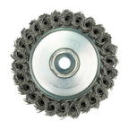 TIMCO Angle Grinder Cup Brush, Twisted Knot Steel Wire, 100mm