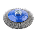 TIMCO Angle Grinder Bevel Brush, Crimped Stainless Steel, 115mm