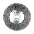 TIMCO Angle Grinder Bevel Brush, Crimped Stainless Steel, 115mm