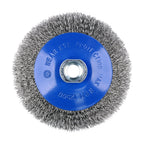 TIMCO Angle Grinder Bevel Brush, Crimped Stainless Steel, 115mm