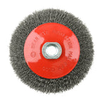 TIMCO Angle Grinder Bevel Brush, Crimped Steel Wire, 115mm