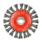 TIMCO Angle Grinder Wheel Brush, Twisted Knot Steel Wire, 115mm