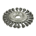 TIMCO Wheel Brush, Twisted Knot Steel Wire, 125mm