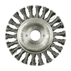 TIMCO Wheel Brush, Twisted Knot Steel Wire, 125mm