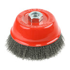 TIMCO Angle Grinder Cup Brush, Crimped Steel Wire, 125mm