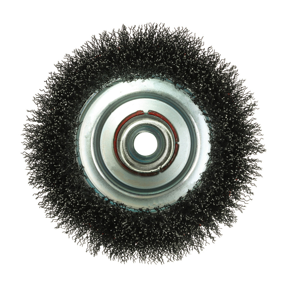 TIMCO Angle Grinder Cup Brush, Crimped Steel Wire, 125mm