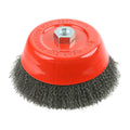 TIMCO Angle Grinder Cup Brush, Crimped Steel Wire, 150mm