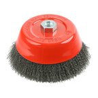 TIMCO Angle Grinder Cup Brush, Crimped Steel Wire, 150mm