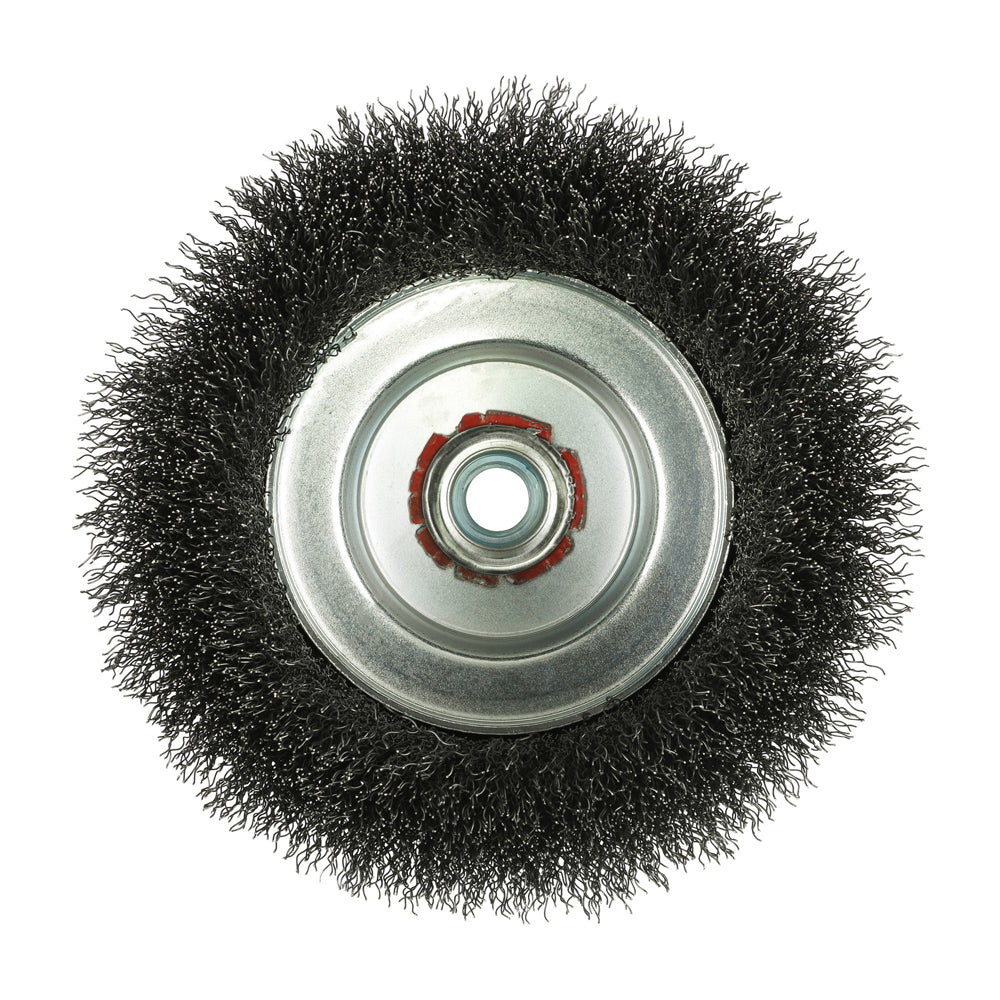 TIMCO Angle Grinder Cup Brush, Crimped Steel Wire, 150mm