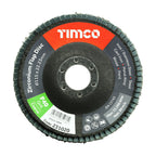 TIMCO Flap Disc, Zirconium, Type 29 Conical, P40 Grit, 115 x 22.23