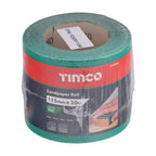 TIMCO Sandpaper Roll, 60 Grit, Green, 115mm x 10m