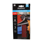 TIMCO 1/3 Sanding Sheets, 80 Grit, Red, Punched, 93 x 185mm, Pack of 5