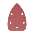 TIMCO Detail Sanding Pads, 120 Grit, Red, 95 x 136mm, Pack of 5