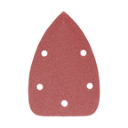 TIMCO Detail Sanding Pads, 120 Grit, Red, 95 x 136mm, Pack of 5