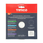 TIMCO Random Orbital Sanding Discs, 120 Grit, Red, 150mm, Pack of 5