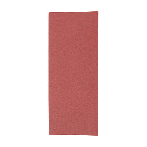 TIMCO 1/3 Sanding Sheets, 180 Grit, Red, Unpunched, 93 x 230mm, Pack of 5