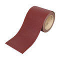 TIMCO Sandpaper Roll, 120 Grit, Red, 115mm x 10m