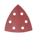 TIMCO Delta Sanding Pads, 180 Grit, Red, 95 x 95mm, Pack of 5