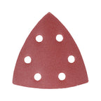TIMCO Delta Sanding Pads, 180 Grit, Red, 95 x 95mm, Pack of 5