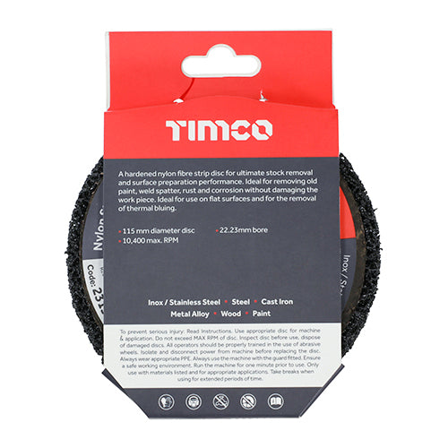 TIMCO Nylon Stripping & Preparation Disc, 115 x 22.23