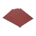 TIMCO Sanding Sheets, 180 Grit, Red, 230 x 280mm, Pack of 5