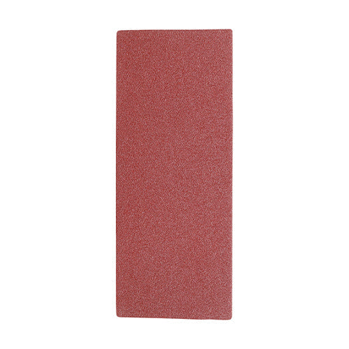 TIMCO 1/3 Sanding Sheets, Mixed, Red, Unpunched, 93 x 230mm (80/120/180), Pack of 5
