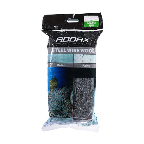TIMCO Steel Wire Wool, Coarse, 200g