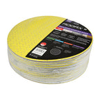 TIMCO Drylining Sanding Discs, 220 Grit, Yellow, 225mm, Pack of 25