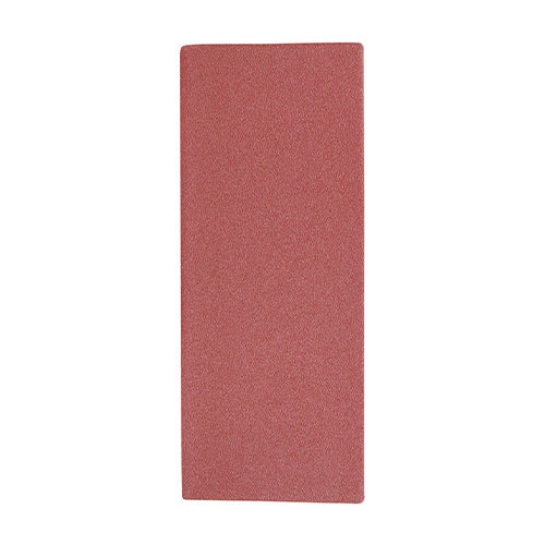 TIMCO 1/3 Sanding Sheets, 120 Grit, Red, Unpunched, 93 x 230mm, Pack of 5