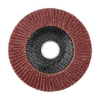 TIMCO Set of Flap Discs, Aluminium Oxide, Type 29 Conical, 40 Grit, 115 x 22.23, Pack of 10