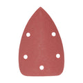 TIMCO Detail Sanding Pads, 180 Grit, Red, 95 x 136mm, Pack of 5