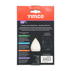 TIMCO Detail Sanding Pads, 180 Grit, Red, 95 x 136mm, Pack of 5