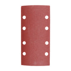 TIMCO 1/3 Sanding Sheets, 120 Grit, Red, Punched, 93 x 185mm, Pack of 5