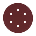 TIMCO Random Orbital Sanding Discs, Mixed, Red, 150mm (80/120/180), Pack of 5