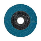 TIMCO Set of Flap Discs, Zirconium, Type 29 Conical, P80 Grit, 115 x 22.23, Box of 10