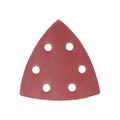 TIMCO Delta Sanding Pads, 240 Grit, Red, 95 x 95mm, Pack of 5