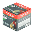TIMCO Set of Flap Discs, Zirconium, Type 29 Conical, P60 Grit, 115 x 22.23, Box of 10