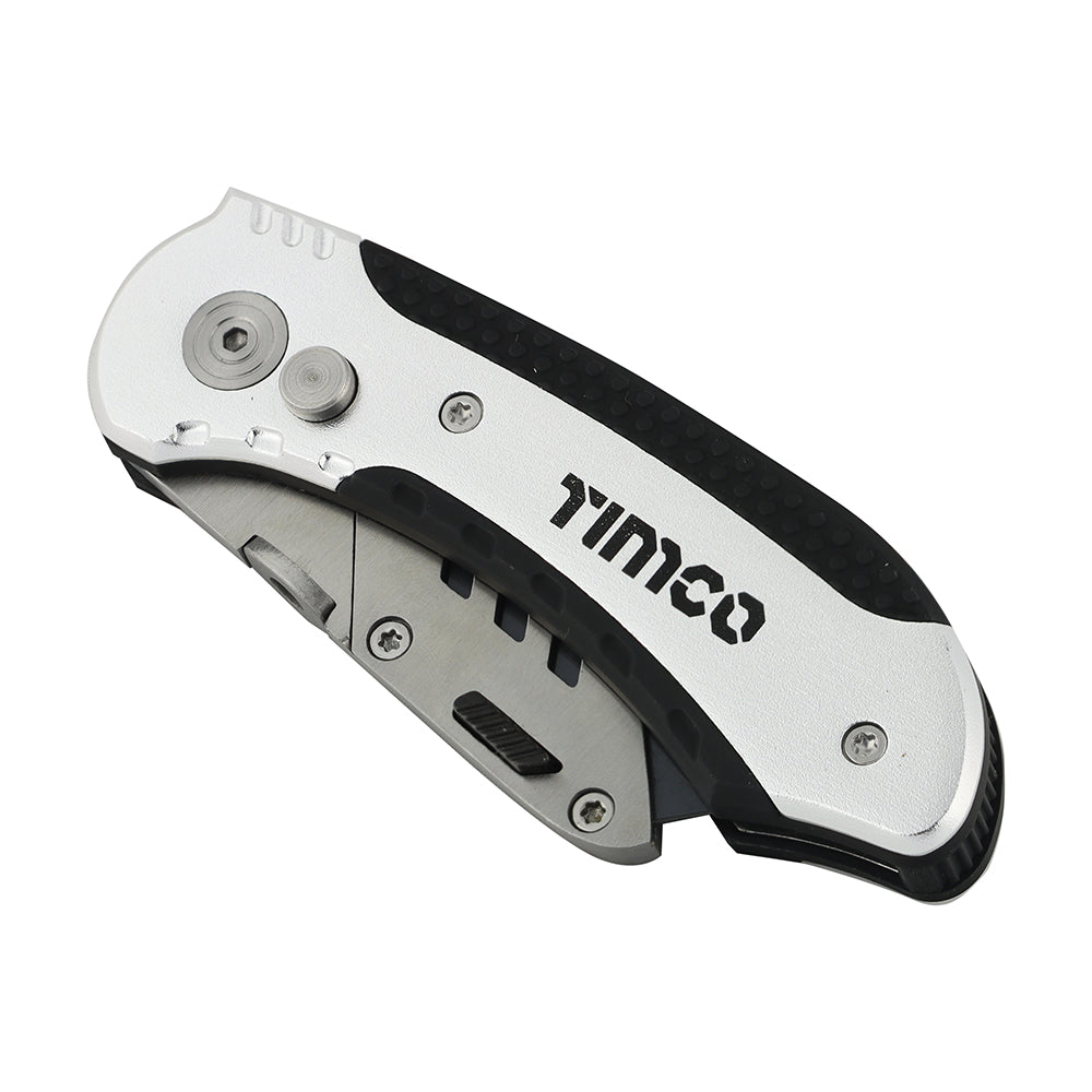 TIMCO Folding Utility Knife & Blades, 6 1/4” / 160mm