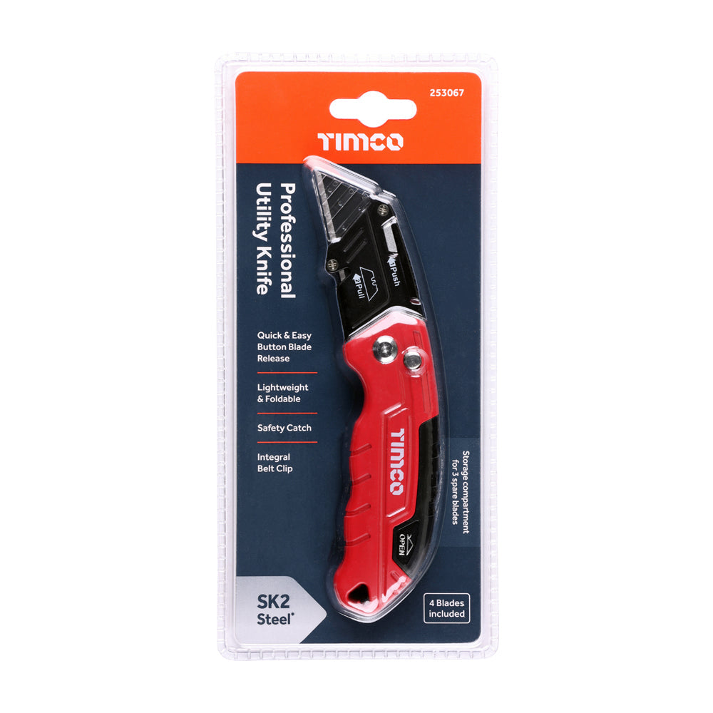 TIMCO Professional Utility Knife, 6 1/2” / 165mm