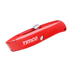 TIMCO Retractable Utility Knife, 6" / 150mm, Box of 12