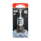 TIMCO Drill End Brush, Crimped Steel Wire, 25mm