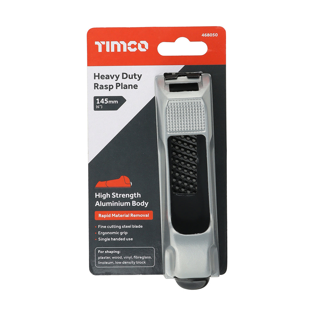 TIMCO Heavy Duty Rasp Plane, 145mm / 6"